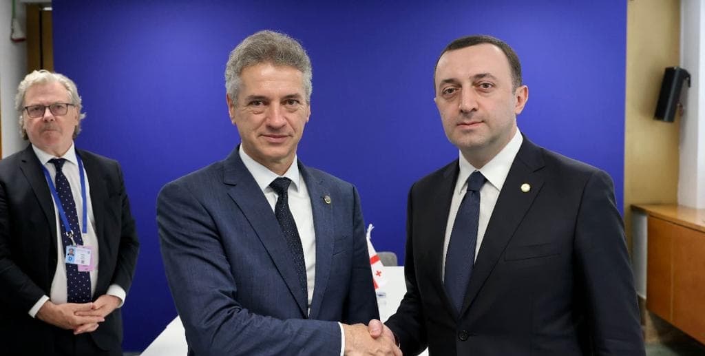 ირაკლი ღარიბაშვილი სლოვენიის რესპუბლიკის პრემიერ-მინისტრ რობერტ გალობს შეხვდა