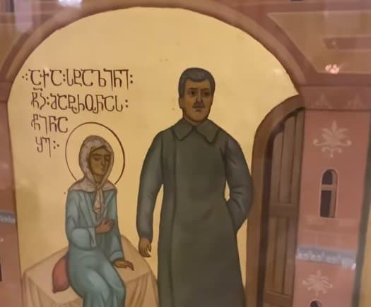 Controversy surrounds Stalin image in Tbilisi Holy Trinity Cathedral