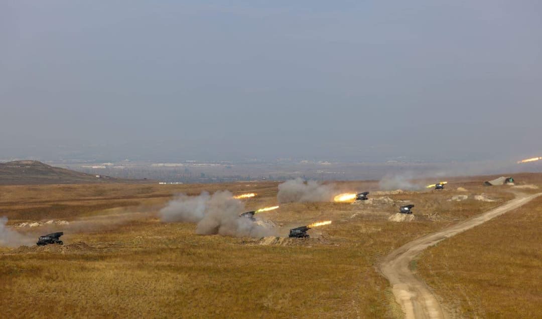 საარტილერიო სწავლება საბრძოლო სროლებით დასრულდა