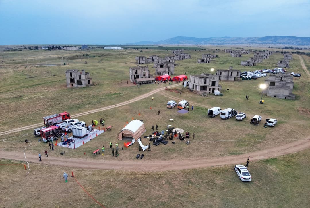 ქიმიურ, ბიოლოგიურ, რადიაციულ და ბირთვულ ინციდენტებზე რეაგირების საკითხებზე მასშტაბური უწყებათაშორისი სწავლება გაიმართა