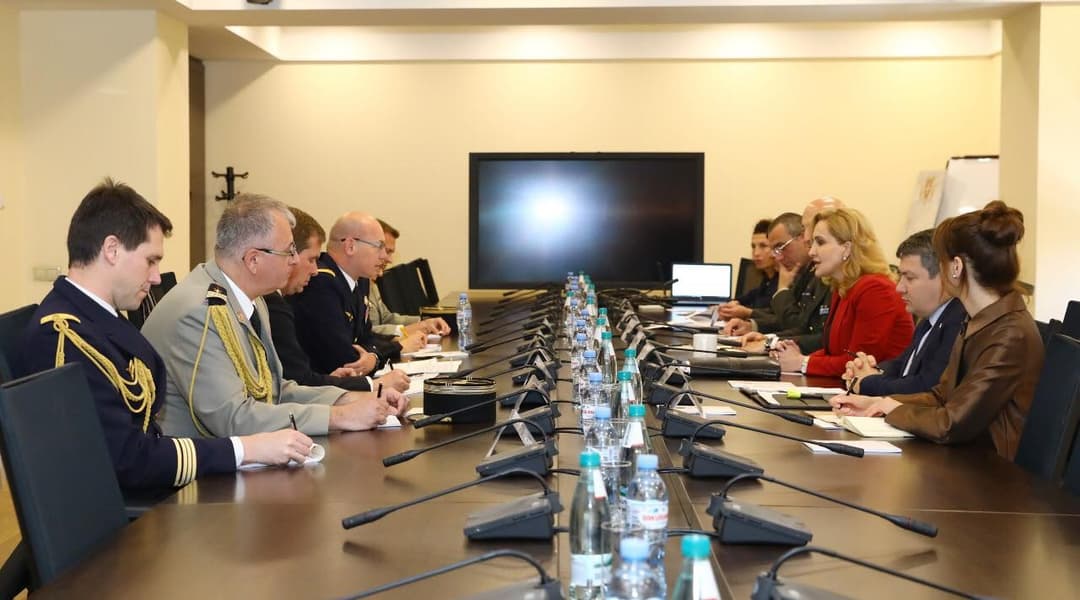 თავდაცვის სამინისტროში “დიმიტრი ამილახვარის ფრანგულ-ქართული სტრატეგიული დიალოგის“ ფორმატში შეხვედრა გაიმართა