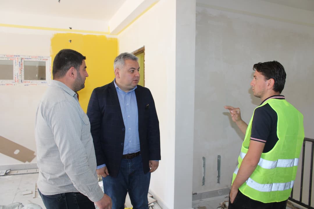 სოფელ ზედა საზანოში საბავშვო ბაღის მშენებლობა აქტიურად მიმდინარეობს