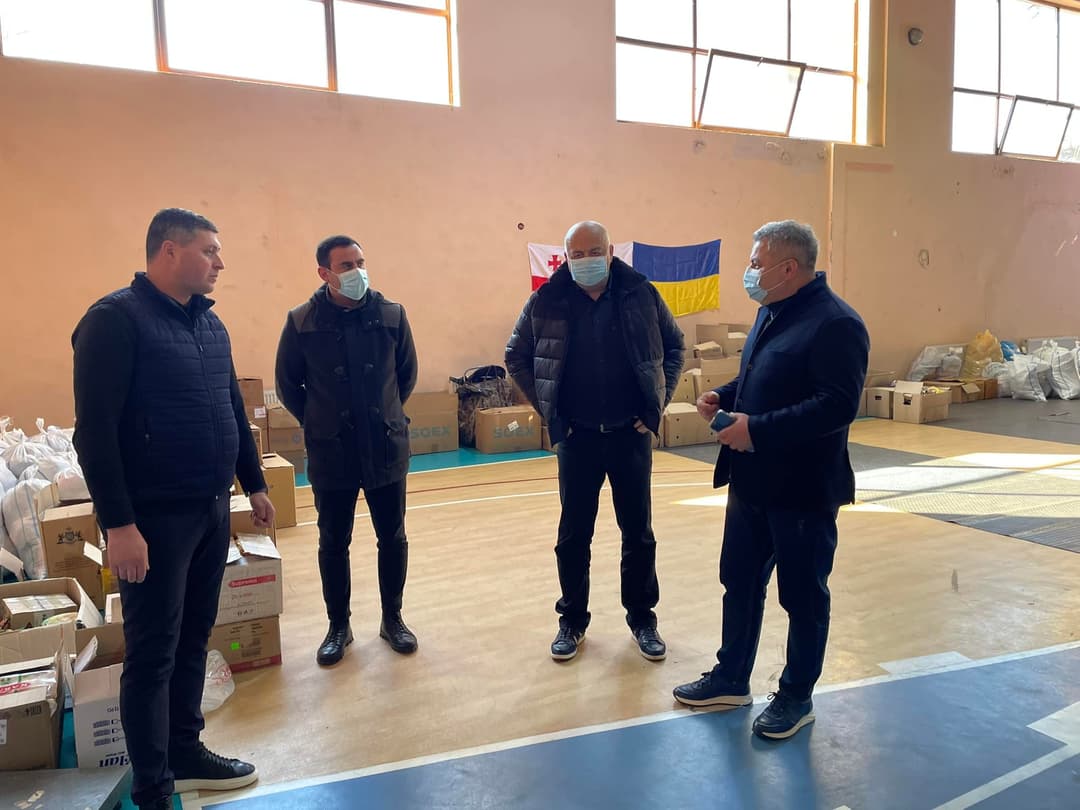 თერჯოლის მუნიციპალიტეტში უკრაინელი ხალხისთვის ჰუმანიტარული ტვირთის შეგროვება მიმდინარეობს
