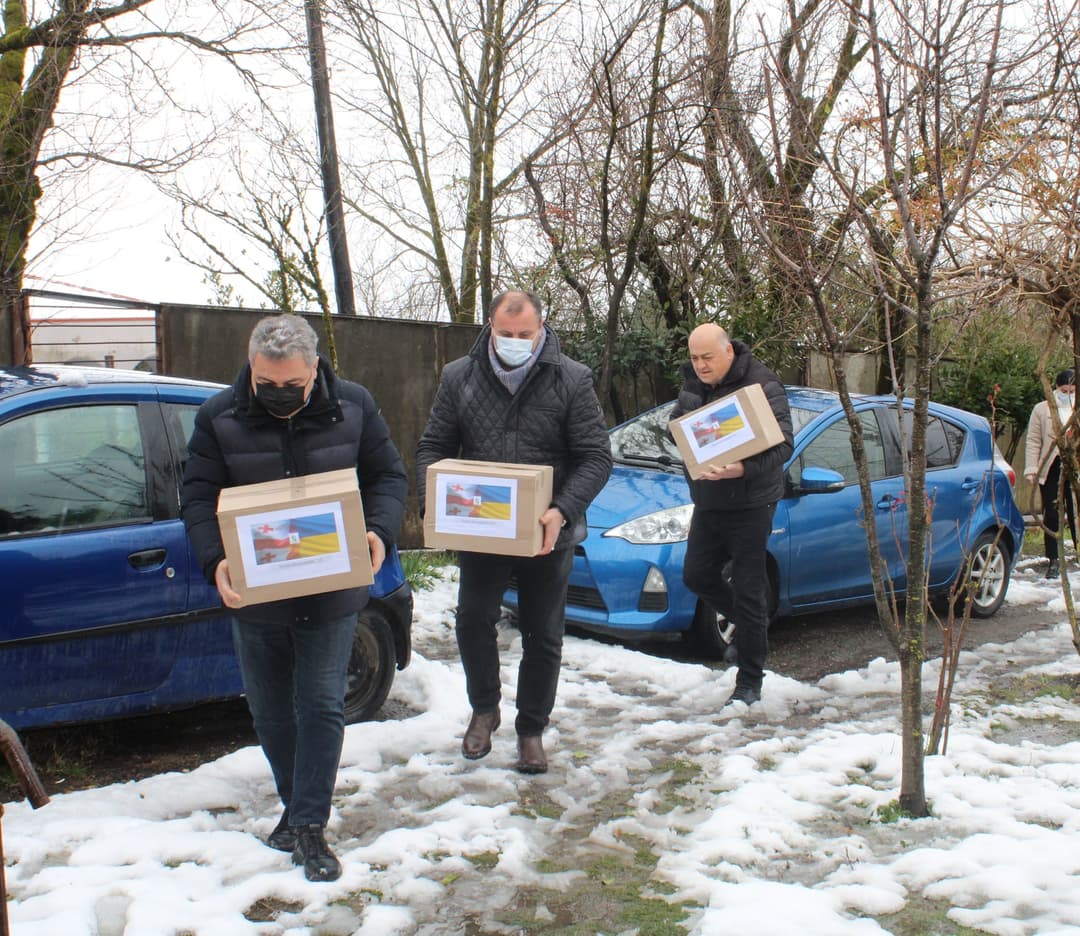 თერჯოლის მუნიციპალიტეტის მერმა და საკრებულოს თავმჯდომარემ ალისუბანსა და ზედა საზანოში მყოფი უკრაინის მოქალაქეები მოინახულეს