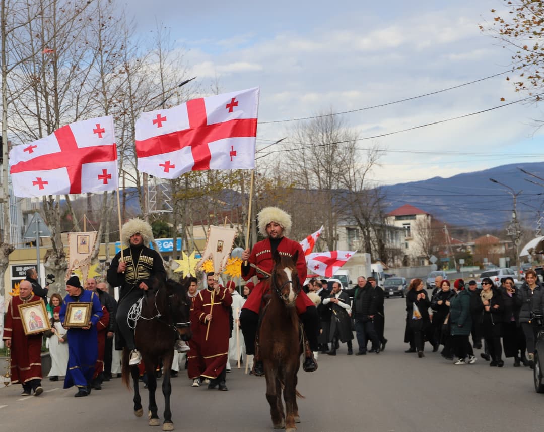 თერჯოლაში, შობის დღესასწაულზე ალილოს საზეიმო მსვლელობა გაიმართა