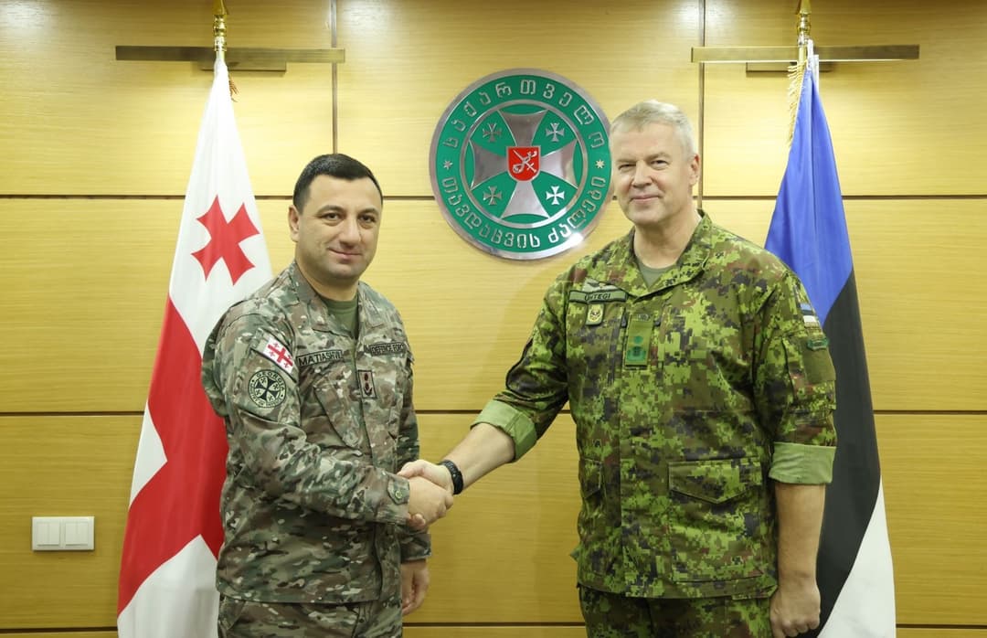 თავდაცვის ძალების მეთაურმა ესტონეთის თავდაცვის ლიგის მეთაურს უმასპინძლა