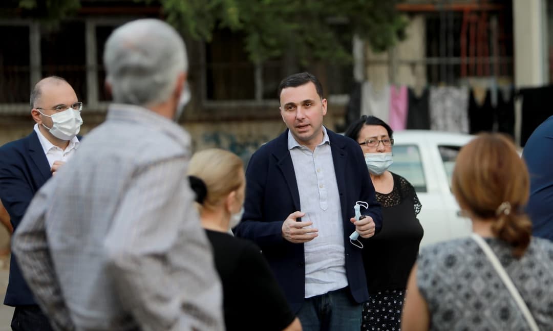 გიორგი ტყემალაძე ნუცუბიძეზე მცხოვრებ იძულებით გადაადგილებულ პირებს შეხვდა