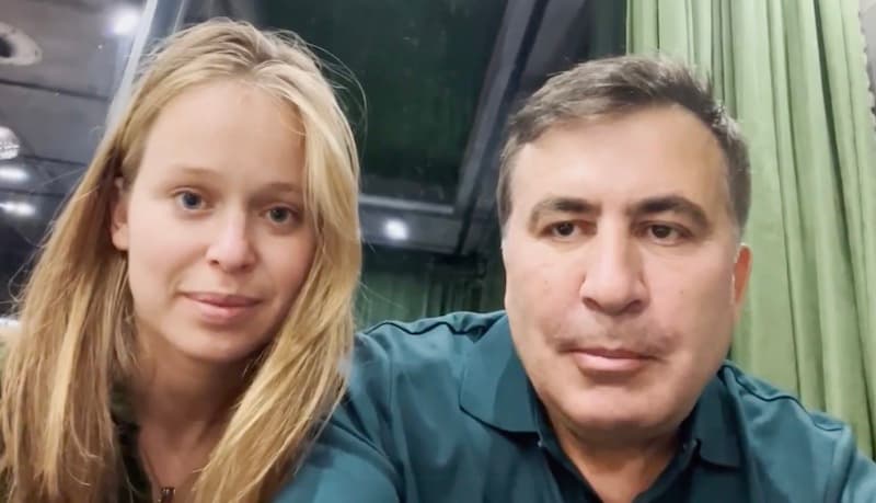 Saakashvili’s girlfriend, Ukrainian MP arrives in Georgia to see ex-president in prison