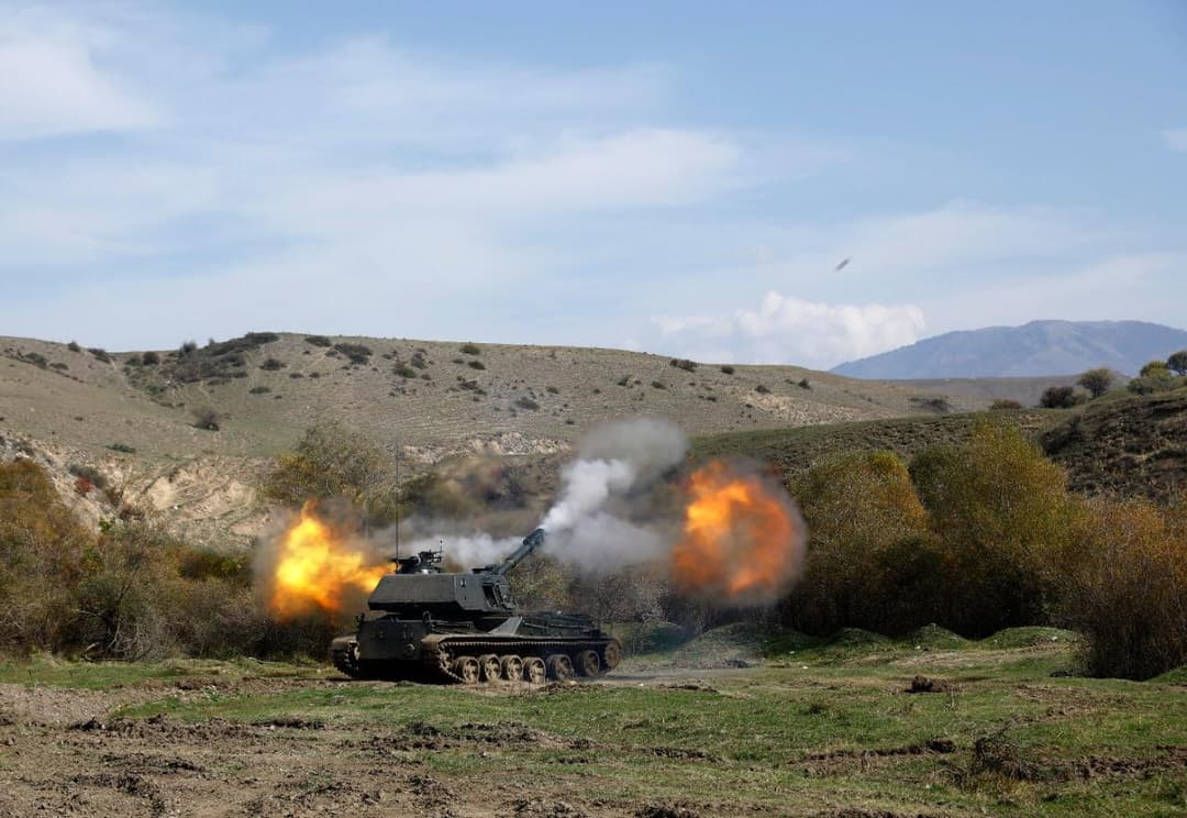 ორფოლოს სასროლეთზე ამოცანაზე ორიენტირებული საარტილერიო დასკვნითი წვრთნები ჩატარდა