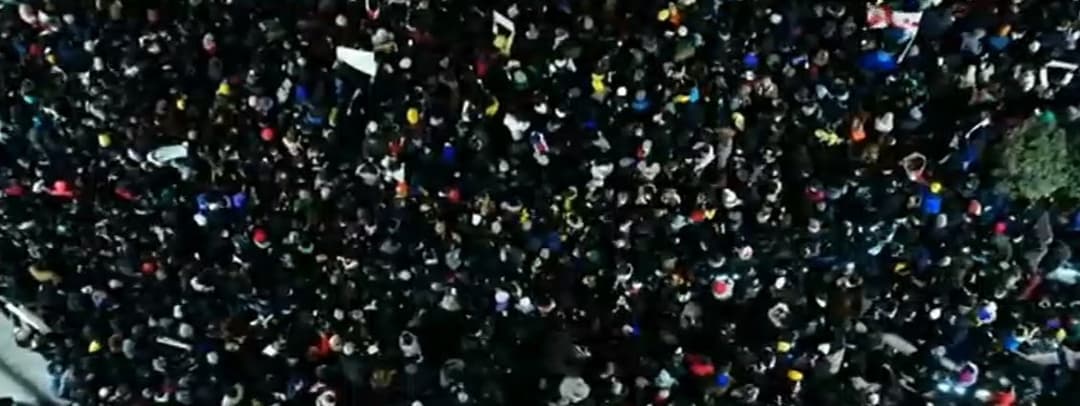 პარლამენტთან უკრაინის მხარდამჭერი აქცია იმართება