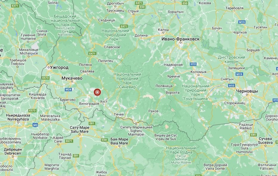 უკრაინაში 3,8 მაგნიტუდის სიდიდის მიწისძვრა მოხდა