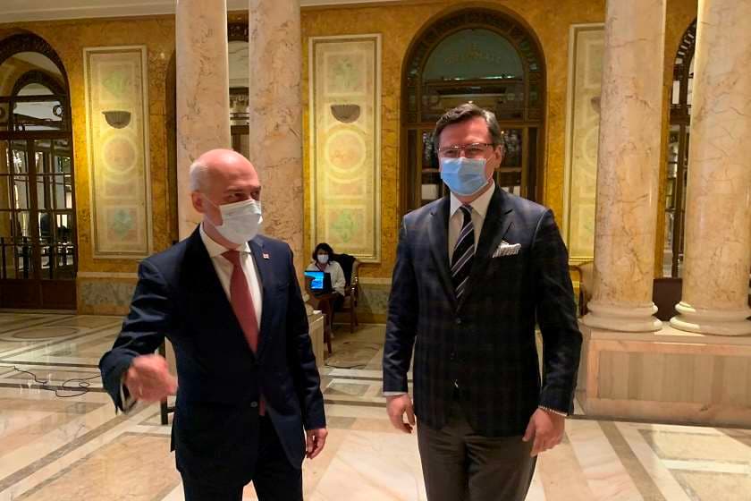 Zalkaliani, Ukraine’s Kuleba meet in Munich amid fears of Russian invasion