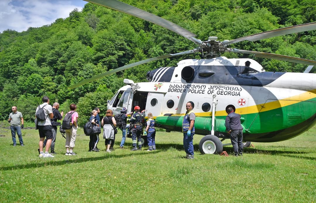 შსს-ს თანამშრომლებმა მცხეთა-მთიანეთის რეგიონიდან 170 მოქალაქე უსაფრთხო ადგილზე გადმოიყვანეს