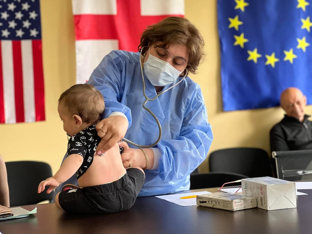 იმერეთის რეგიონში მცხოვრებ აფხაზეთიდან დევნილებს სამედიცინო გამოკვლევები ჩაუტარდათ