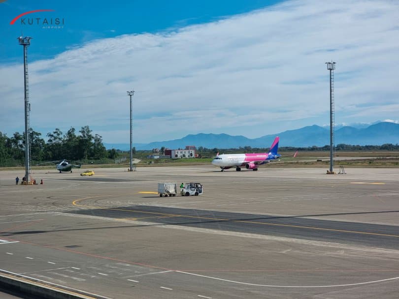 Flights resumed from Kutaisi airport after renovation work
