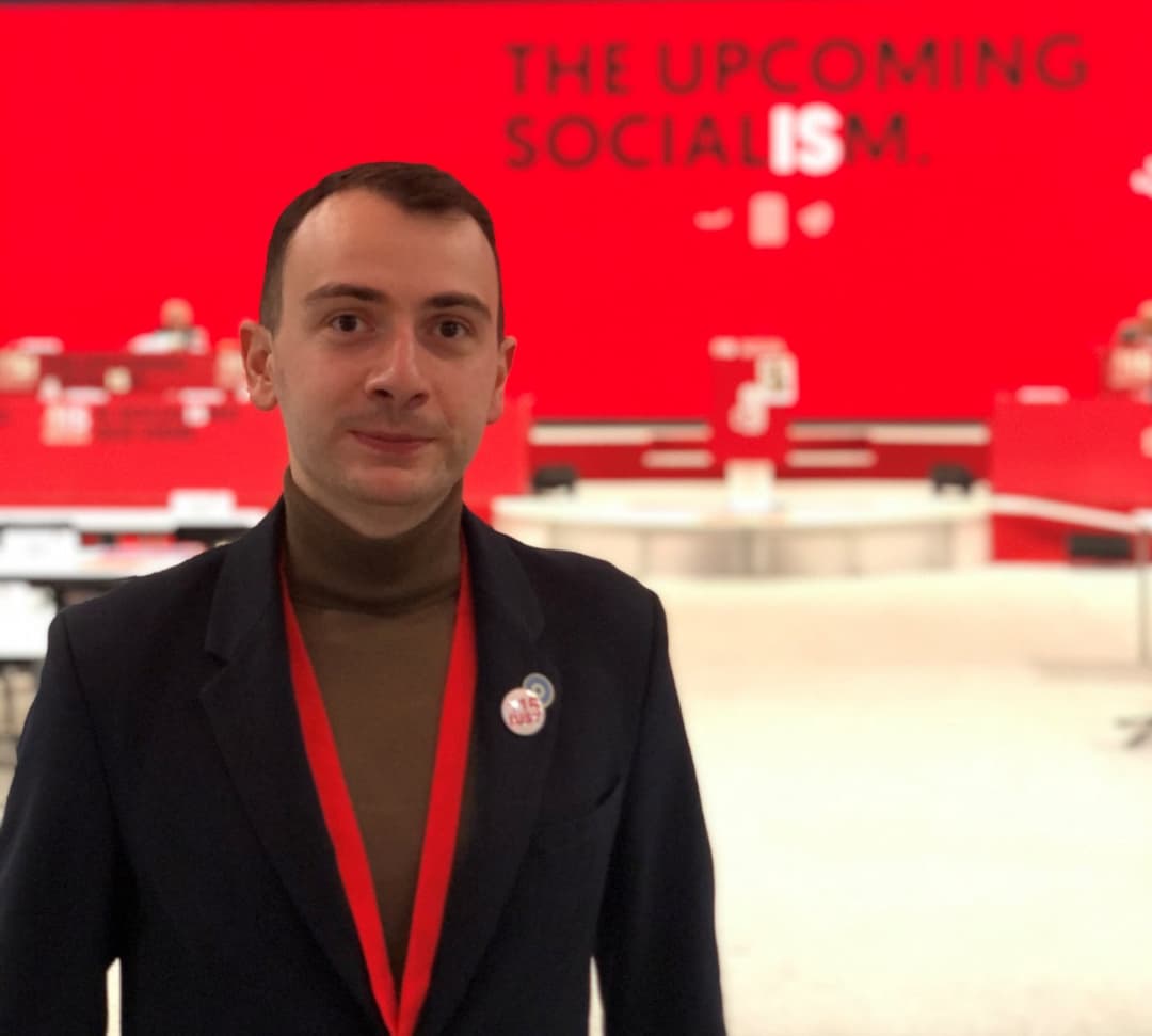 “ქართული ოცნების“ ახალგაზრდული ორგანიზაციის თავმჯდომარემ მადრიდში, “საერთაშორისო სოციალისტების” (SI) კონგრესში მიიღო მონაწილეობა