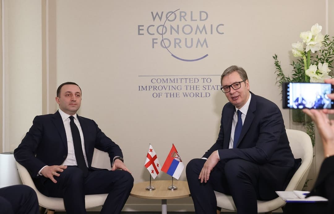 ირაკლი ღარიბაშვილი სერბეთის რესპუბლიკის პრეზიდენტს შეხვდა