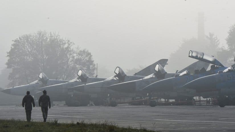 რუსეთი დიდ ბრიტანეთს აფრთხილებს, უკრაინას საბრძოლო თვითმფრინავები არ გადასცეს