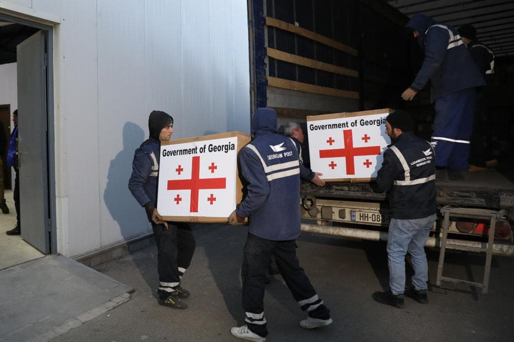 Georgian gov’t sends humanitarian aid to Turkey