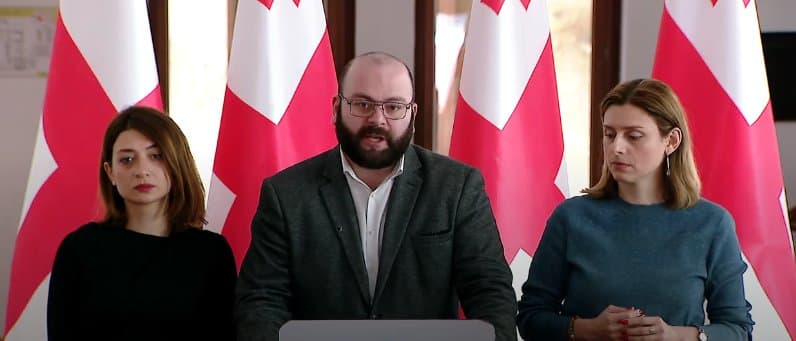 ოპოზიციონერი დეპუტატები შალვა პაპუაშვილს და ანრი ოხანაშვილს მიმართავენ