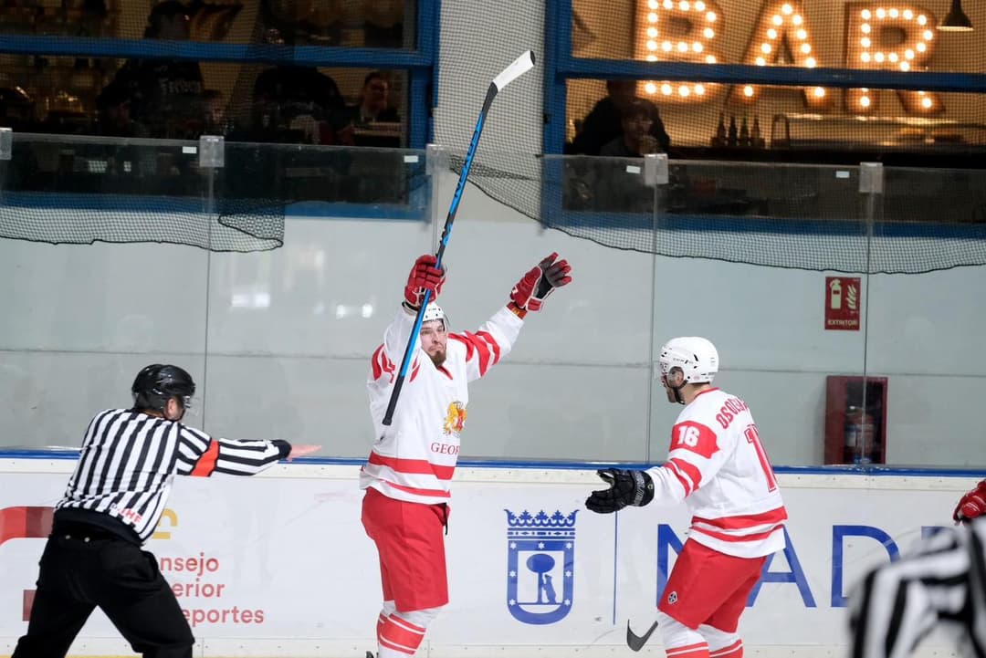 ჰოკეის მსოფლიო ჩემპიონატზე საქართველოს ნაკრებმა ისლანდია დაამარცხა