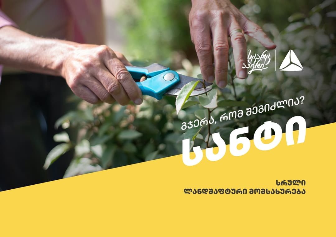 თიბისის მხარდაჭერით კომპანია “სანტი“ საქართველოს ქალაქებში მწვანე კუთხეების შექმნას გეგმავს