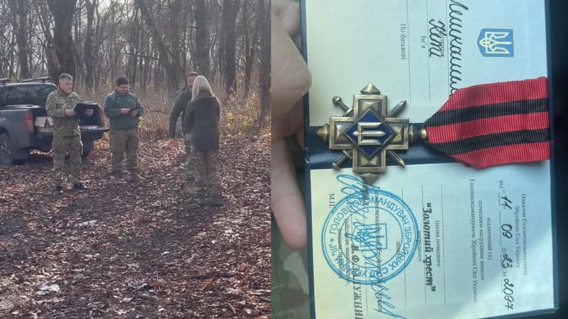 Georgian doctor awarded Ukrainian Cross of Combat Merit
