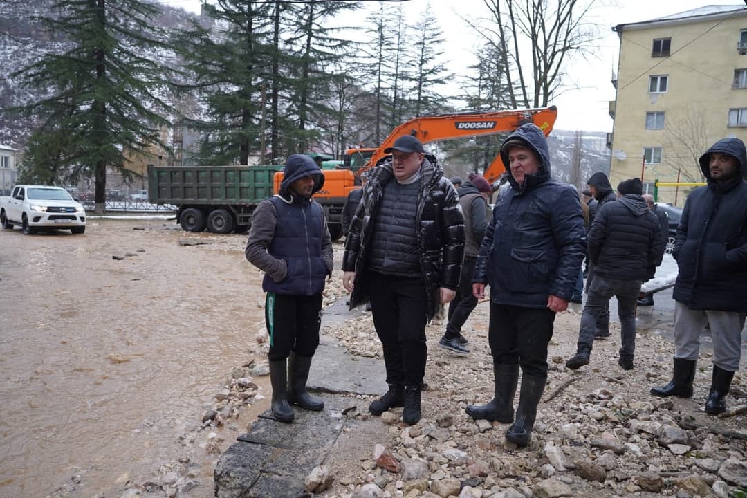 უხვმა ნალექმა ჭიათურის მუნიციპალიტეტში პრობლემები შექმნა