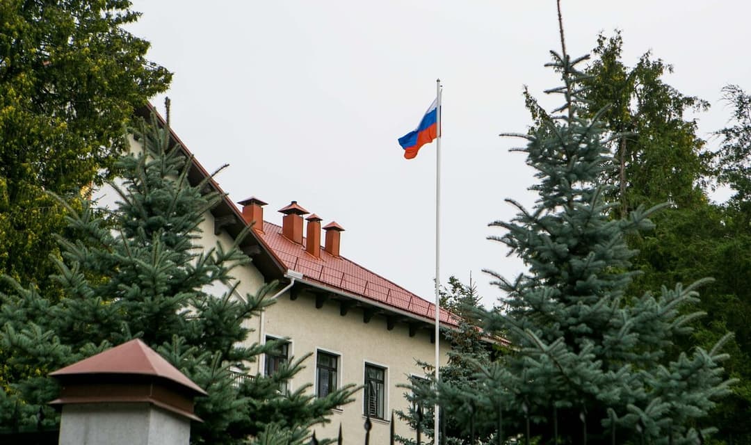 Arrest made in connection with attack on Russian embassy in Vilnius