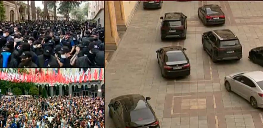 შსს – მოვუწოდებთ აქციის მონაწილეებს, დეპუტატებს მისცენ შესაძლებლობა, რომ შეუფერხებლად დატოვონ შენობა