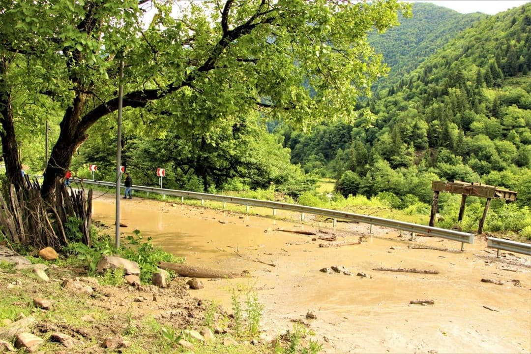 Landslides disrupt transportation, electricity in Tsageri-Lentekhi area of Georgia’s Svaneti region