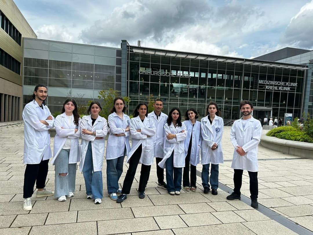 “ევროპის უნივერსიტეტის” სტუდენტები “ჰაიდელბერგის საუნივერსიტეტო ჰოსპიტალში” კლინიკურ პრაქტიკას გადიან