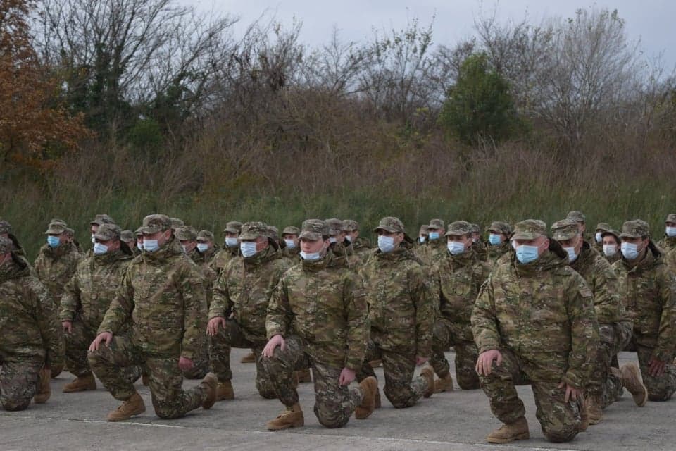 102-ე ქვეითი კადრირებული ბატალიონების რეზერვისტებმა სამხედრო ფიცი დადეს