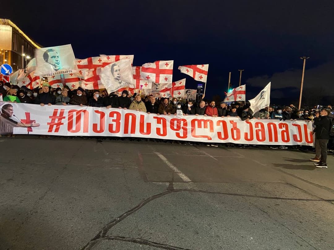 მიხეილ სააკაშვილი – ჩვენ არ ვართ მონები, ეს ქვეყანა გვეკუთვნის ჩვენ, ჩვენს შვილებს და მას საჯიჯგნად არავის დავუტოვებთ