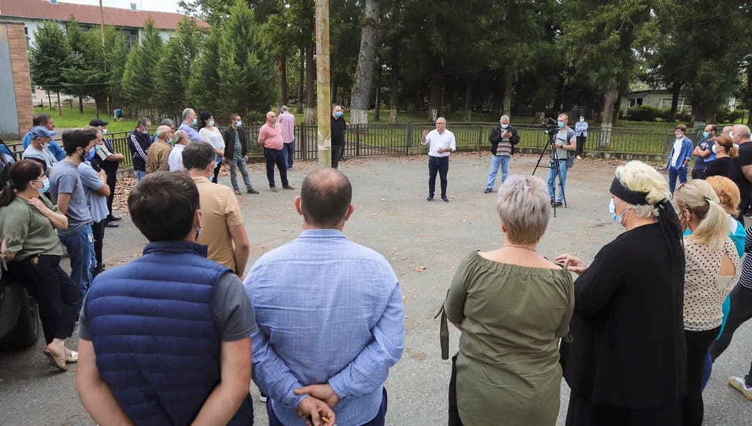 მამუკა წოწერია საოკუპაციო ხაზთან მდებარე სოფლების მოსახლეობას შეხვდა