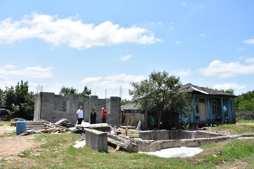 წყალტუბოს მუნიციპალიტეტში რვა ახალი საცხოვრებელი სახლის მშენებლობა მიმდინარეობს