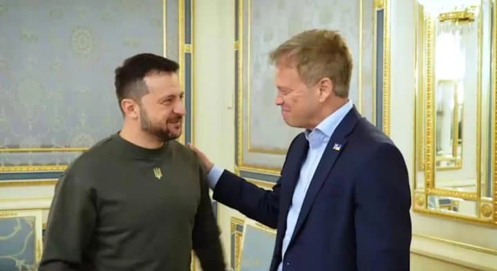 ზელენსკიმ ბრიტანეთის თავდაცვის ახალ მინისტრთან პირველი სამუშაო შეხვედრა გამართა