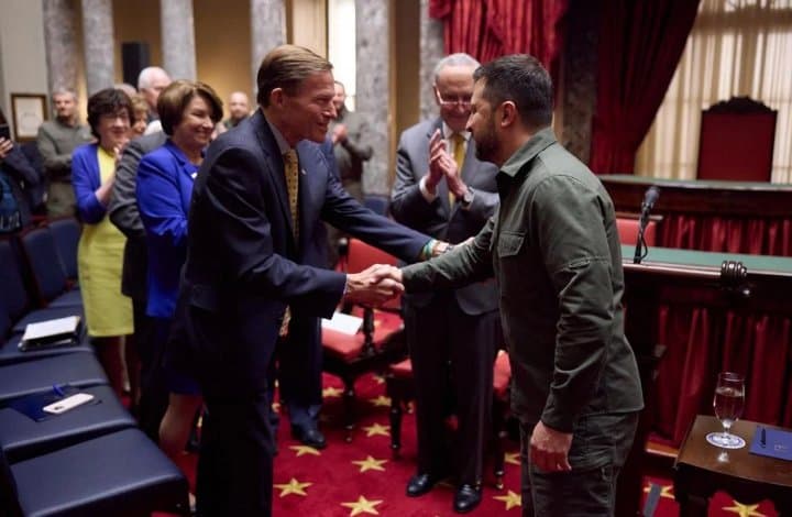 “ამერიკული მხარდაჭერა უკრაინის მიმართ არ არის ქველმოქმედება, ეს არის ინვესტიცია ჩვენი უშუალო ინტერესებისთვის” – ზელენსკი სენატორებსა და კონგრესმენებს შეხვდა