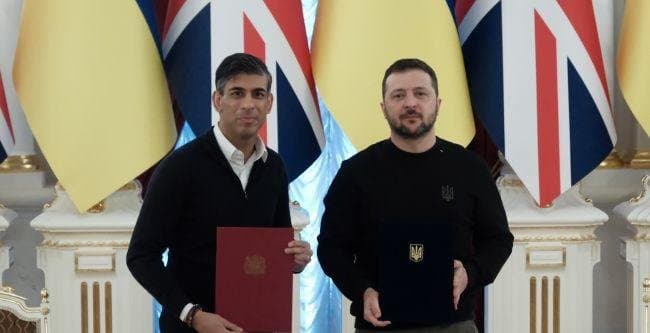 ზელენსკი – ეს დღე უკვე შევიდა ჩვენი ქვეყნის ისტორიაში: გვაქვს უსაფრთხოების შეთანხმება დიდ ბრიტანეთთან