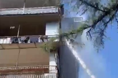 ზესტაფონში, ერთ-ერთ საცხოვრებელ კორპუსში ხანძარი გაჩნდა