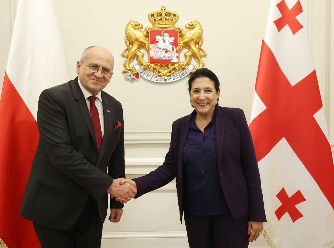 Georgian presidents to Polish FM: EU integration Georgian people’s “unwavering choice”