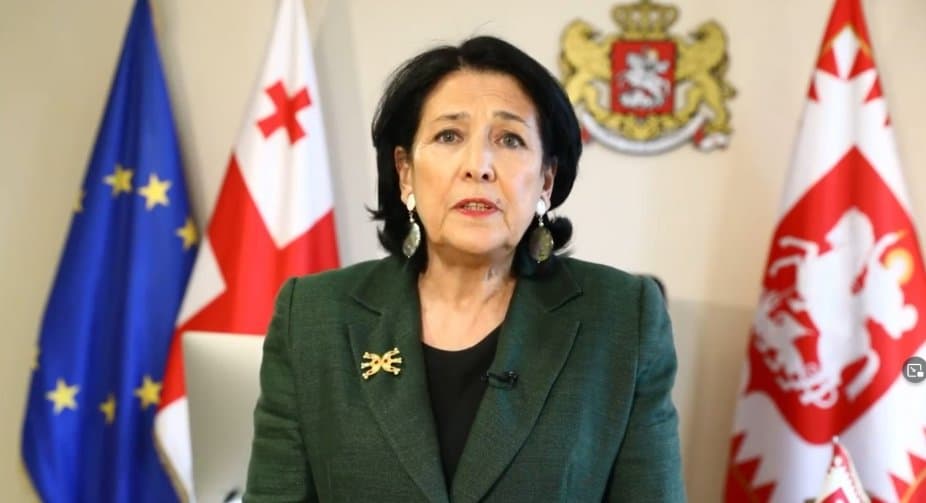 Georgian President denounces violent crackdown on Tbilisi protests, appeals to Europe