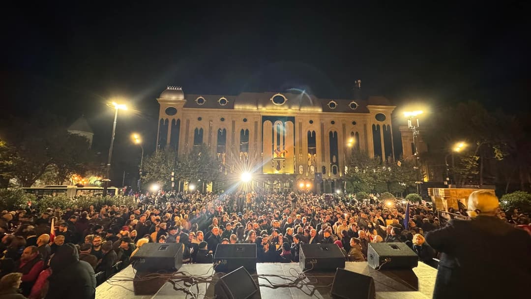 Georgian opposition demands new internationally supervised elections