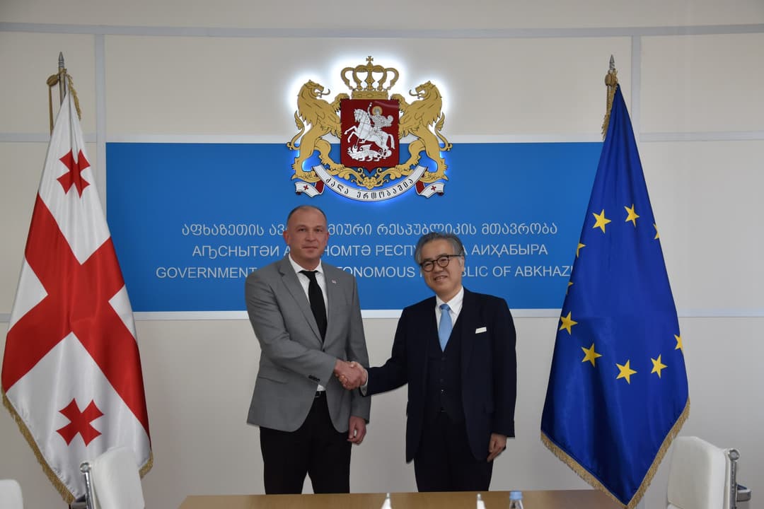 ლევან მგალობლიშვილი იაპონიის საგანგებო და სრულუფლებიან ელჩს შეხვდა