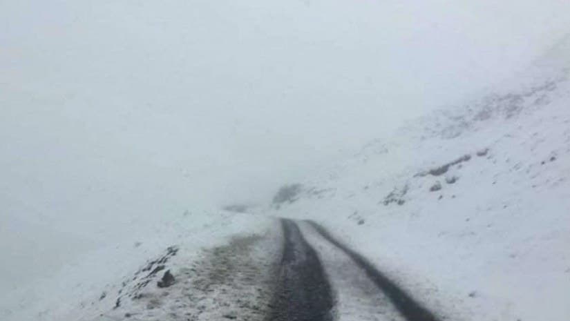 თოვლის და ლიპყინულის გამო ფშაველი–აბანო–ომალოს გზის კმ30-კმ72 მონაკვეთზე ავტოტრანსპორტის მოძრაობა აკრძალულია