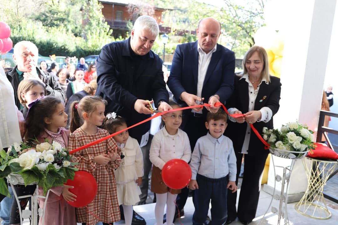 სოფელ ძევრში ახალი საბავშვო ბაღი გაიხსნა