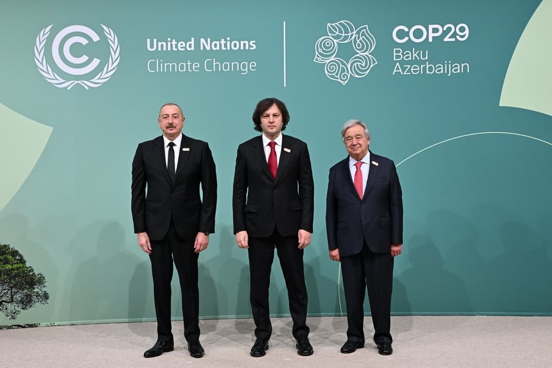 Georgian PM joins world leaders at COP29 in Baku
