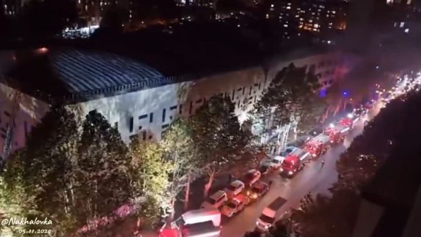 დადიანის ქუჩაზე სპორტდარბაზში გაჩენილი ხანძარი ლიკვიდირებულია