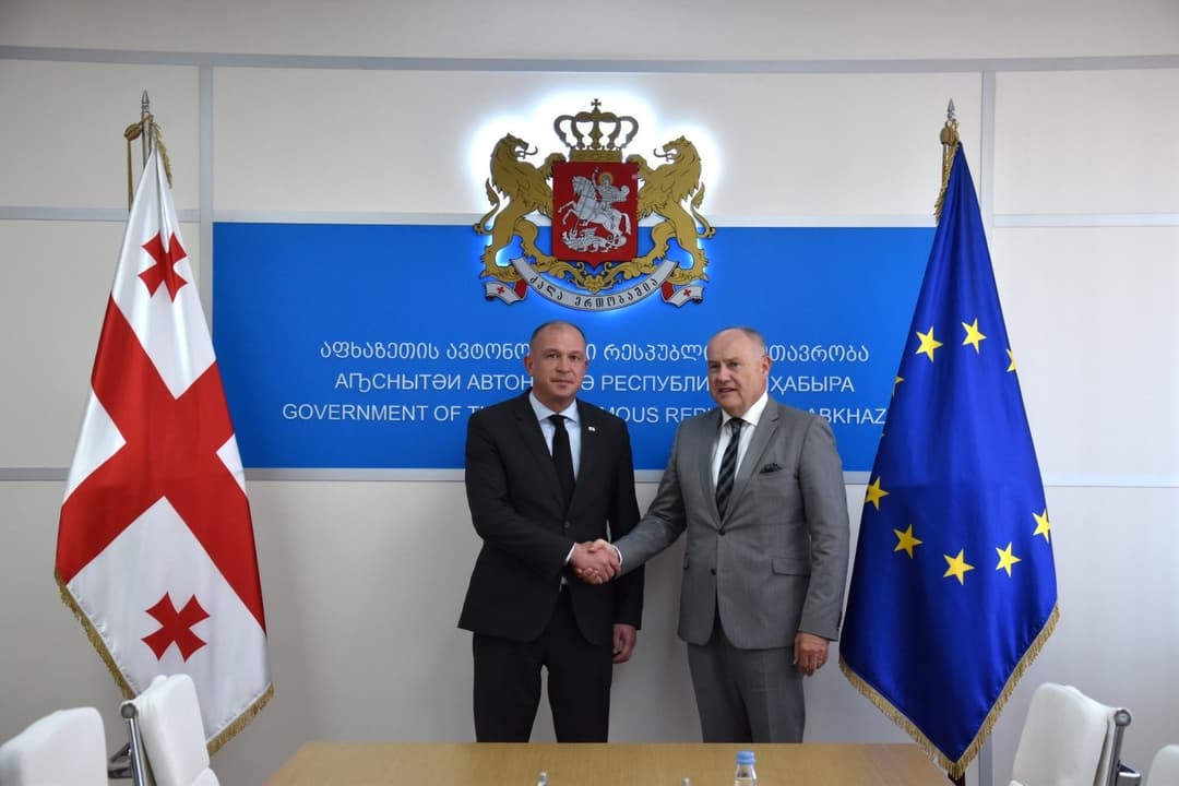 ლევან მგალობლიშვილი ჩეხეთის რესპუბლიკის საგანგებო და სრულუფლებიან ელჩს შეხვდა