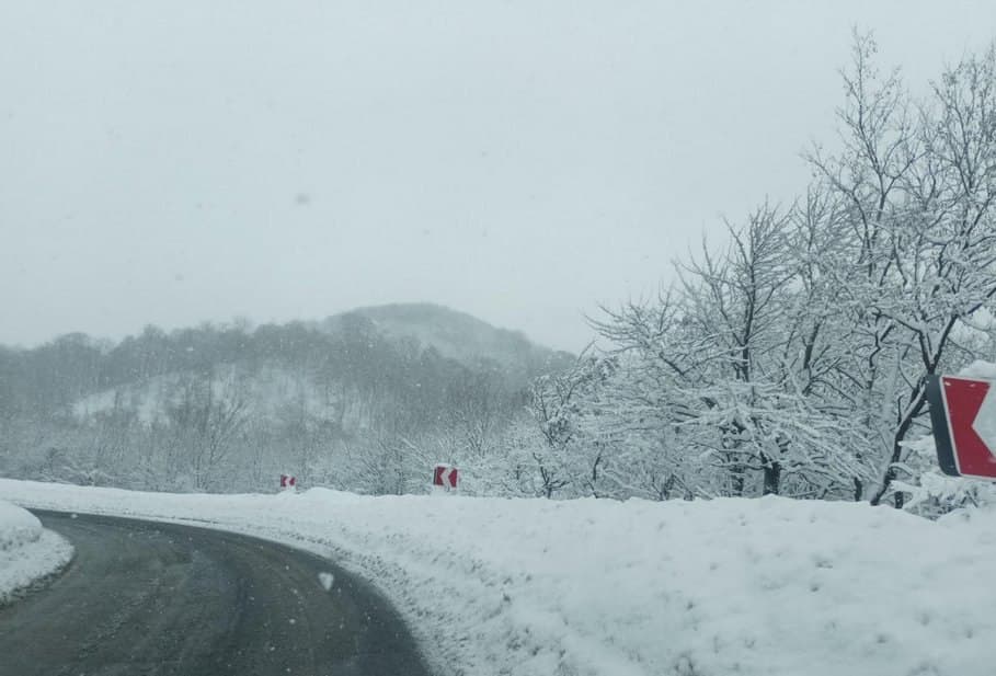უამინდობის გამო საავტომობილო გზების ცალკეულ მონაკვეთებზე შეზღუდვები დაწესდა